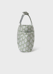 Bolso Pañalera Estampado Verde Mayoral detalle