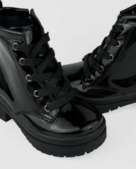 Bota Charol Negro Travesuras