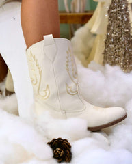 Bota Texana Beige Modelo