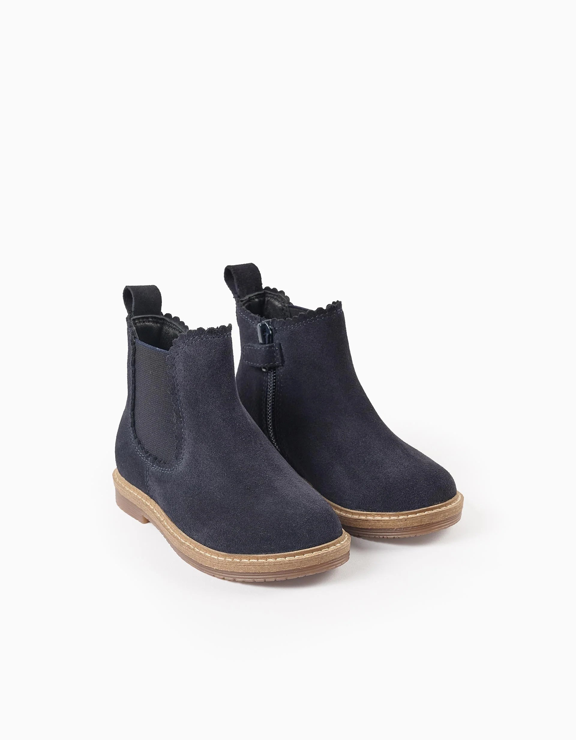 Botas Gamuza Navy Zippy