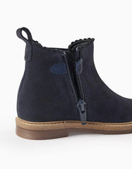 Botas Gamuza Navy Zippy cremallera