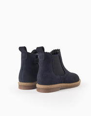 Botas Gamuza Navy Zippy resorte