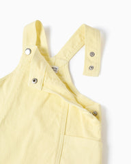 Braga Bolsillos Dril Amarillo Zippy detalle