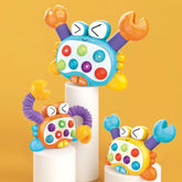 Juguete Mini Cangrejo Multifuncional Musical Color Surtido