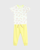 Pijama Pantalón Estampado Control Yellow