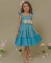 Vestido para Fiesta Camino Azul Lilo