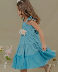 Vestido para Fiesta Camino Azul Lilo Modelo