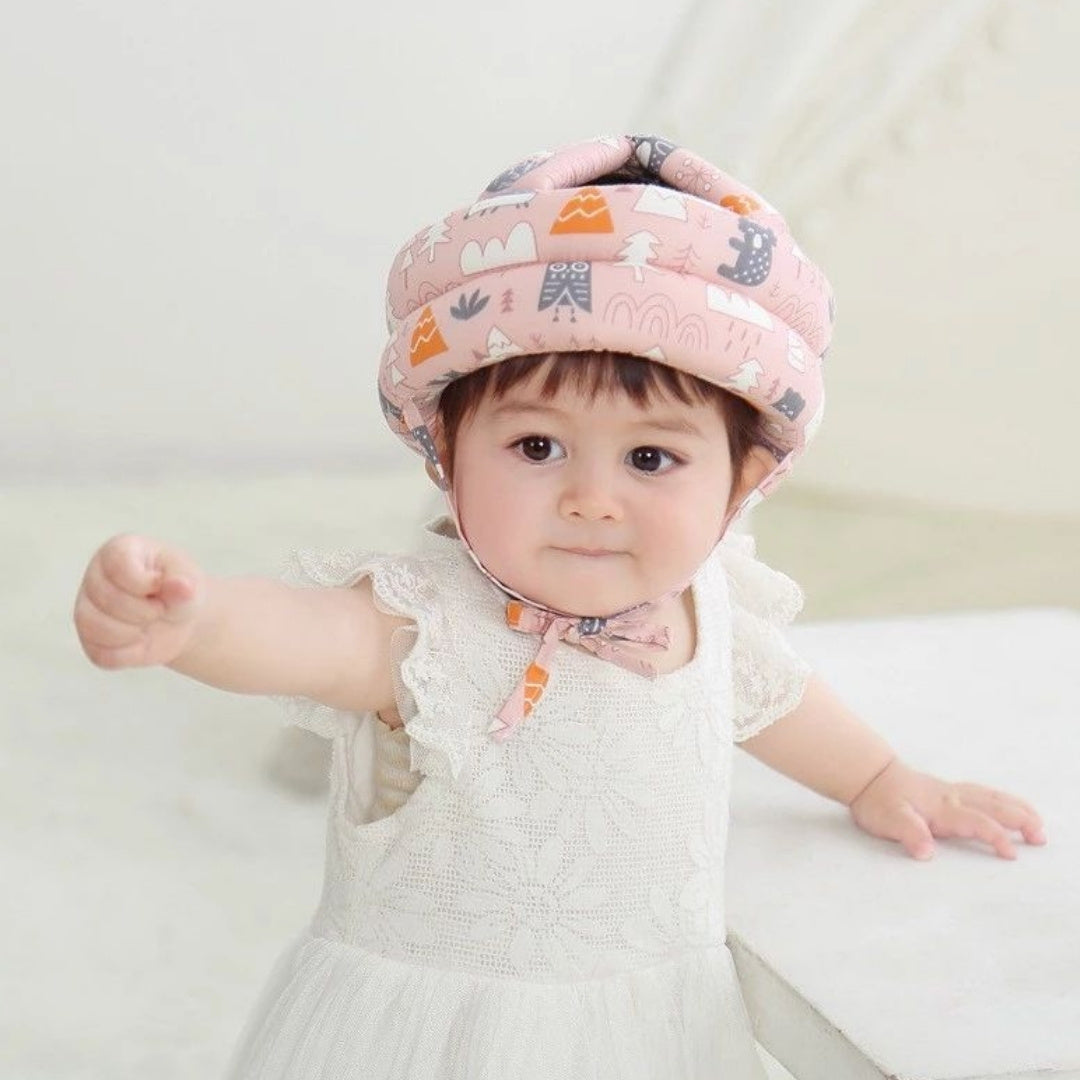 Casco De Gateo Acolchado Estampado Surtido bebe