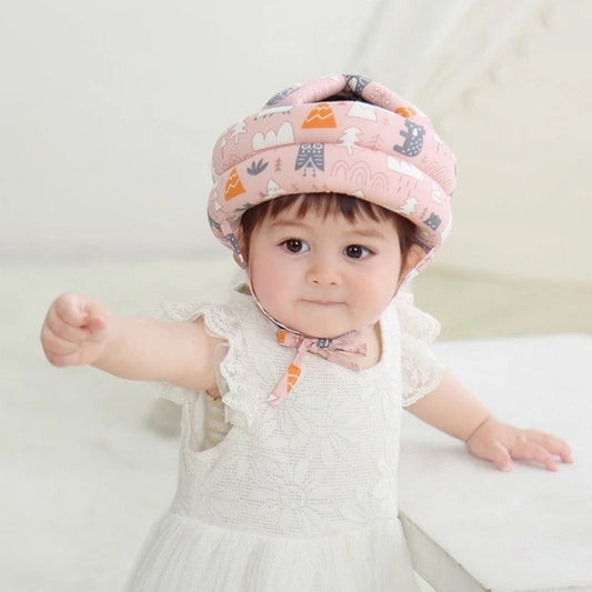 Casco De Gateo Acolchado Estampado Surtido bebe