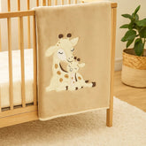 Cobija Doble Faz Bordado Jirafa