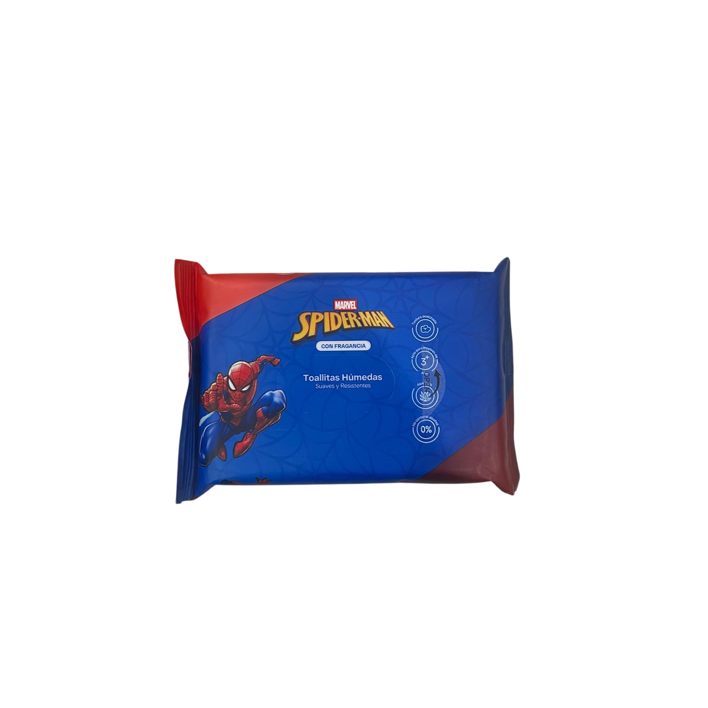 Pañitos húmedos Spider-Man Marvel x10