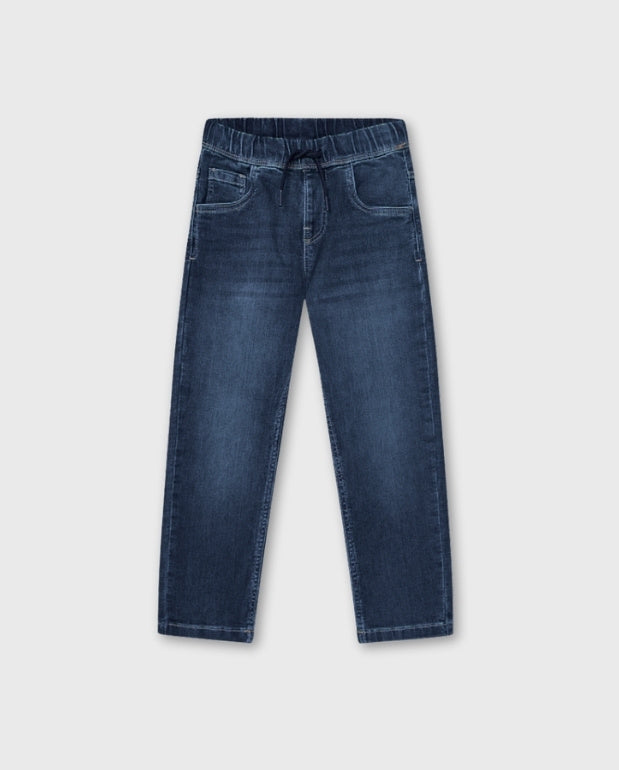 Jean Cintura Resortada Denim Oscuro Losan