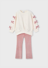 Conjunto Saco Moños Pana Rosa Mayoral