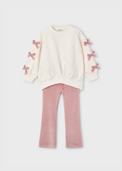 Conjunto Saco Moños Pana Rosa Mayoral