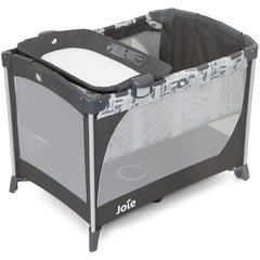 Cuna Corral Con Cambiador Detalles Gris Joie™