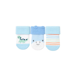 Set 3 Pares Larga Doblez Estampado