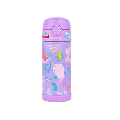 Termo Pitillo Térmico En Acero Inoxidable Estampado Genial LILA