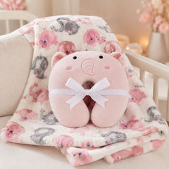 Cobija Con Almohada Cuello Elefante MODELO