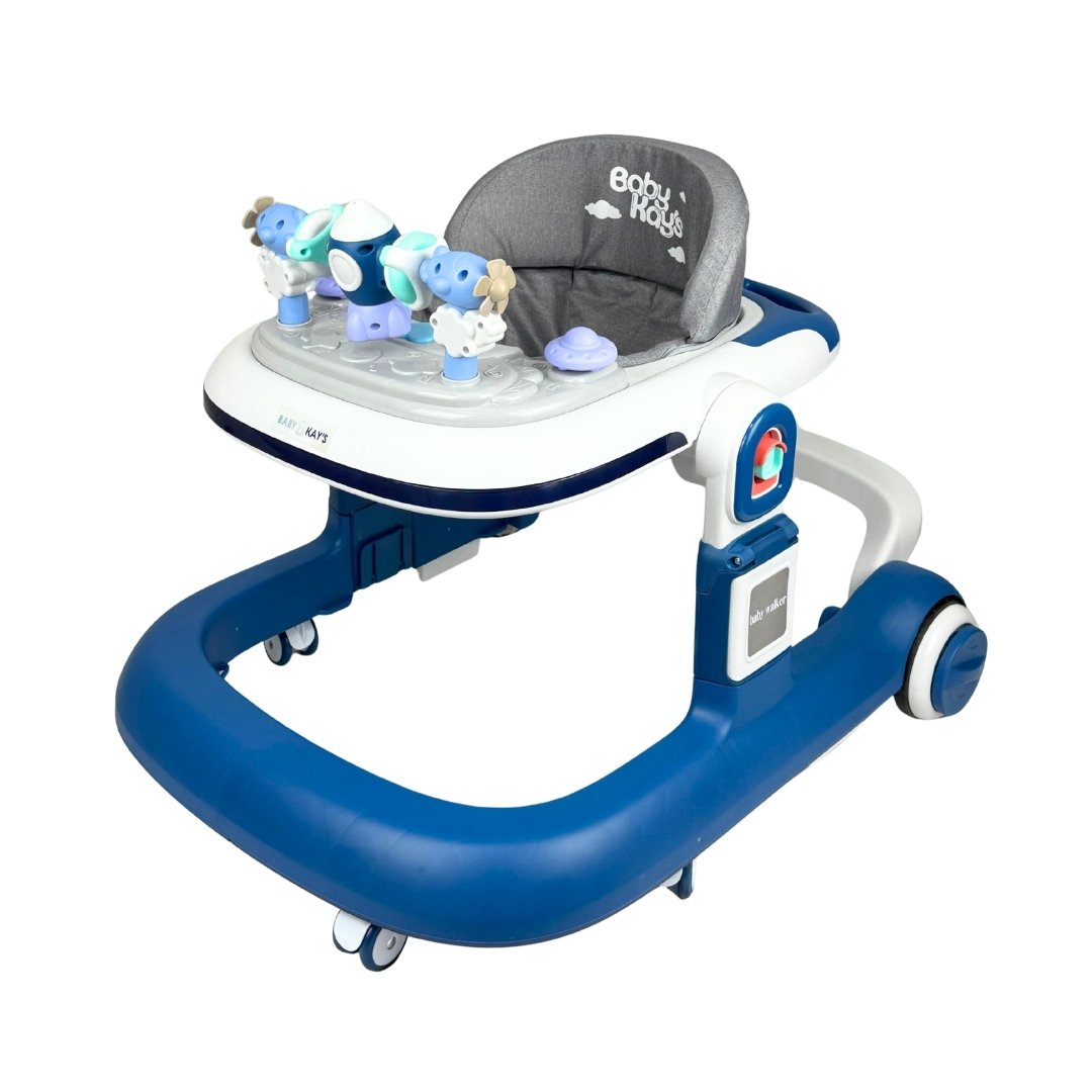 Caminador 2 en 1 Cohete Navy Baby Kays