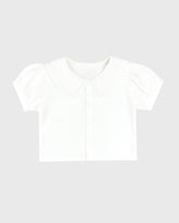 Camisa Cuello Bordado Blanco