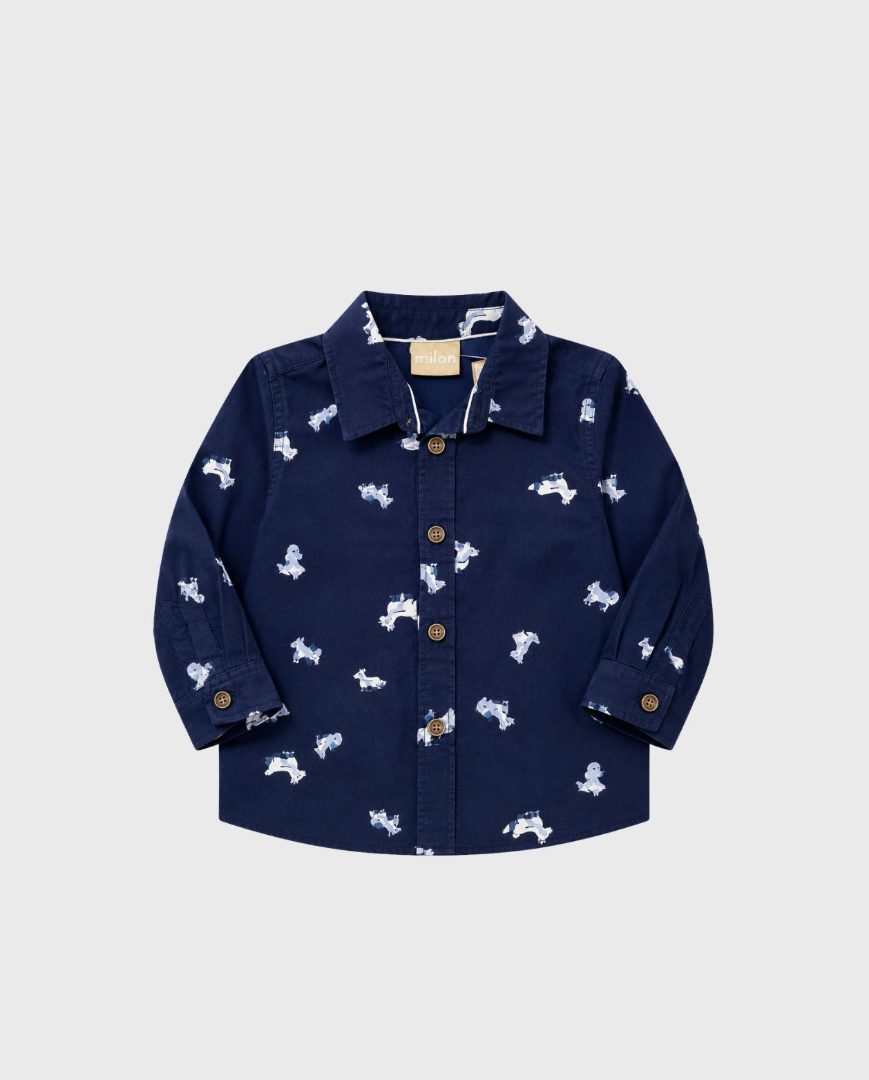 Camisa Manga Larga Estampada