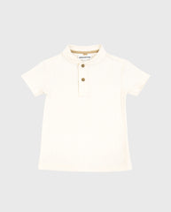 Camiseta Cuello Mao Acanalada