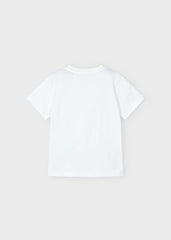 Camiseta Detalle Bolsillo Blanco Mayoral diseño