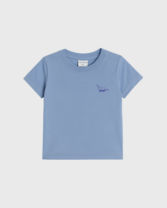 Camiseta Detalle Dinosaurio AZUL