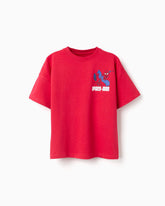 Camiseta Estampado Espalda Spider-Man Rojo Zippy