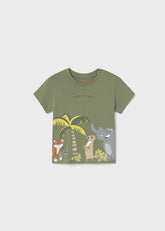 Camiseta Estampado Jungla Verde Mayoral