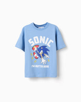 Camiseta Estampado Sonic Azul Zippy