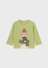 Camiseta Manga Larga Interactiva Oso Mayoral Diseño