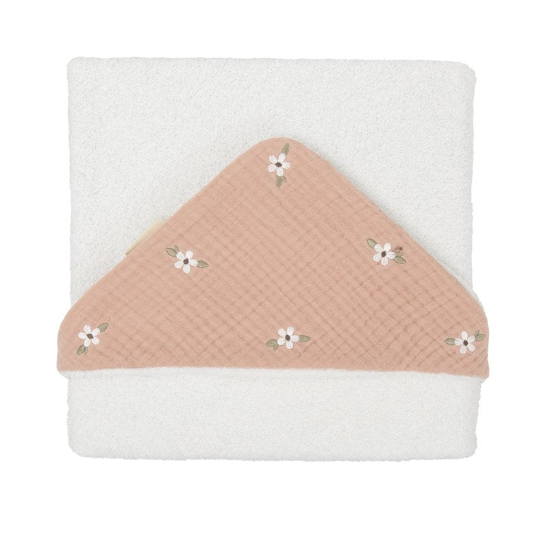 Capa De Baño Gasa Rosa Empolvado 100 x 100 Bimbidreams