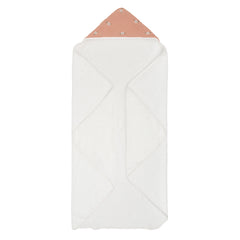 Capa De Baño Gasa Rosa Empolvado 100 x 100 Bimbidreams detalle