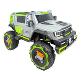 Carro Montable Eléctrico Jeep Gris