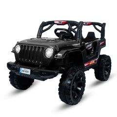 Carro Montable Eléctrico Para Niños Cherokee 12V Negro