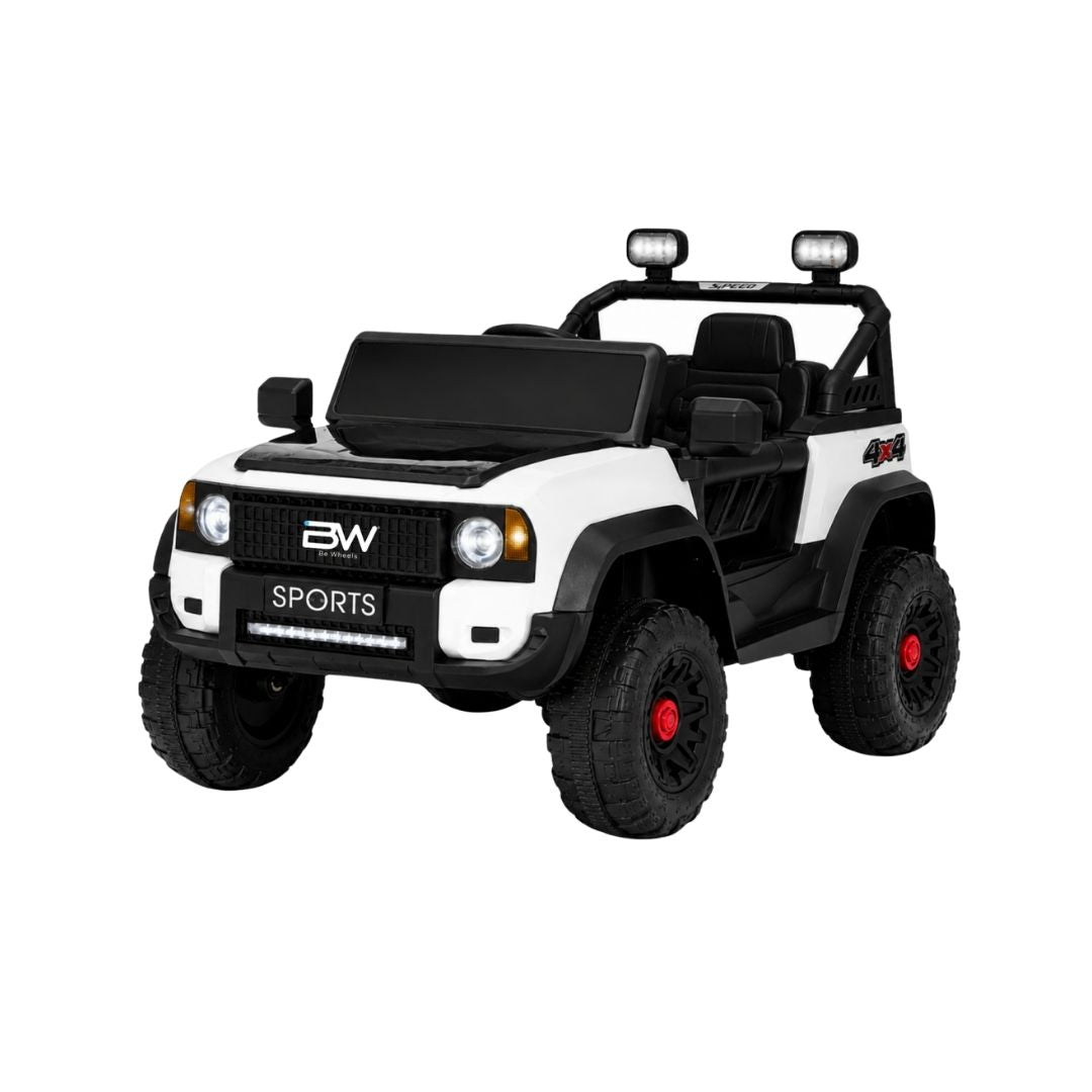 Carro Montable Eléctrico Tipo Toyota Blanco