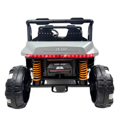 Carro Montable Electrico Todoterreno Gris Luces