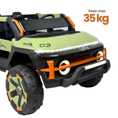 Carro Montable Electrico UTV Verde Diseño