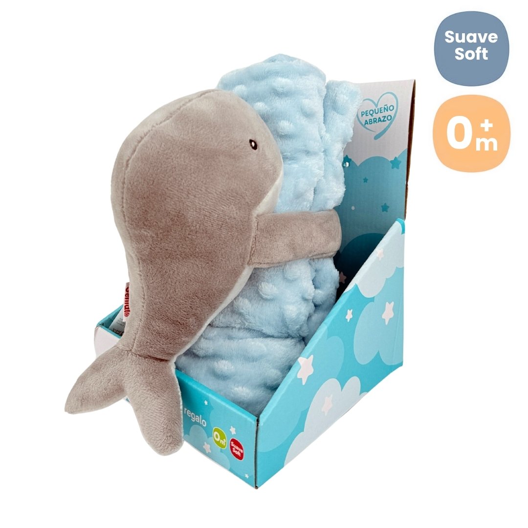 Cobija Con Peluche De Apego GENIAL Ballena