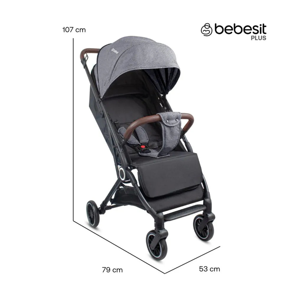 Coche Maleta Micro Gris Bebesit Medidas