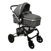 Coche Moisés De Lujo Gris Kangu Baby