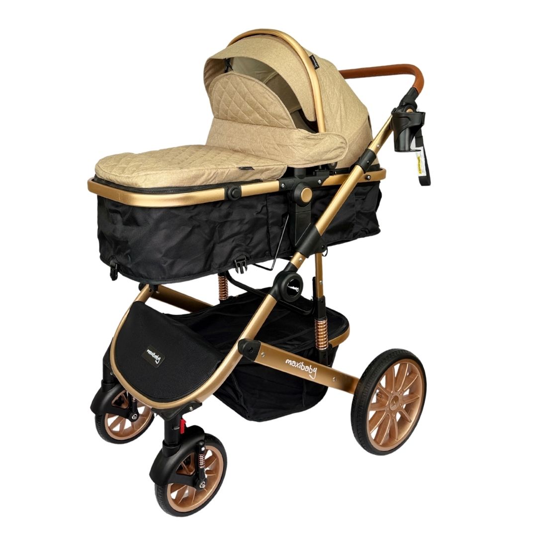 Coche Moisés Britto Beige