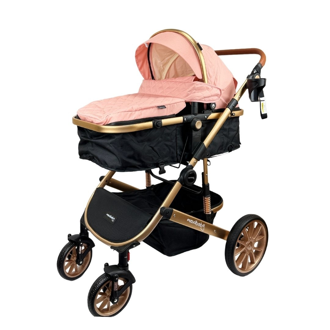 Coche Moisés Britto Maxibaby Rosa