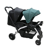 Coche Gemelar Kipto Dual Verde Ebaby®