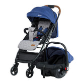 Coche Maleta Con Porta Bebe Happy Travel Azul Ebaby