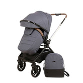 Coche Maleta Giro 360° Nat Gris Kidilo
