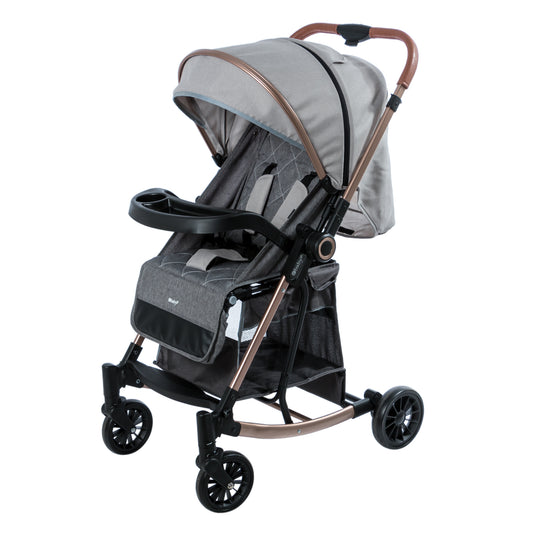 Coche Mecedor Bouncy Gris Claro