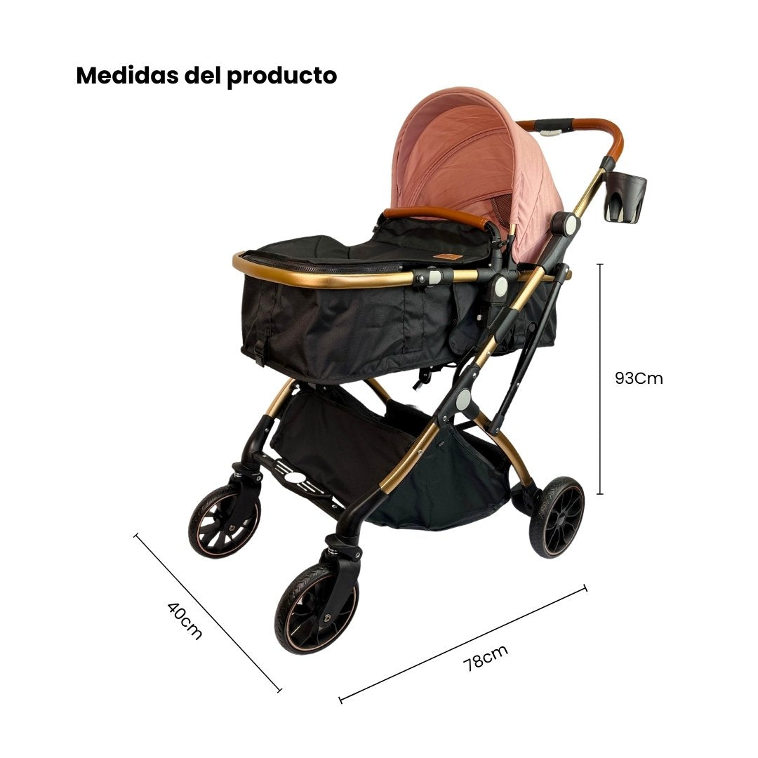 Coche Moisés Small Rosa Maxibaby Medidas
