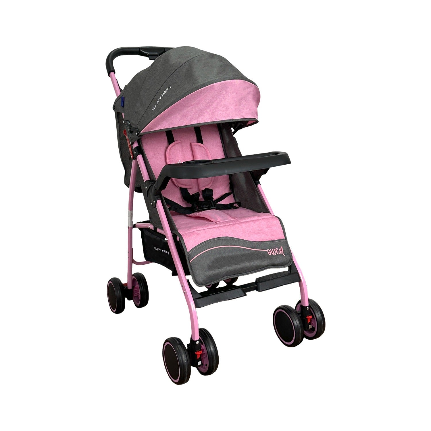 Coche Paseador Owen Rosa Happy Baby